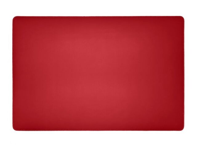 Lavoisier Maroquinier - Sous-main en cuir rouge coquelicot - 60x40 cm
