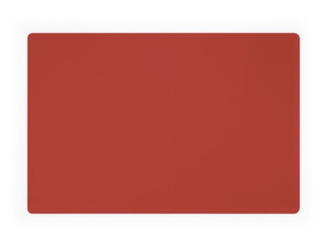 Lavoisier Maroquinier - Sous-main en cuir rouge coquelicot - 60x40 cm