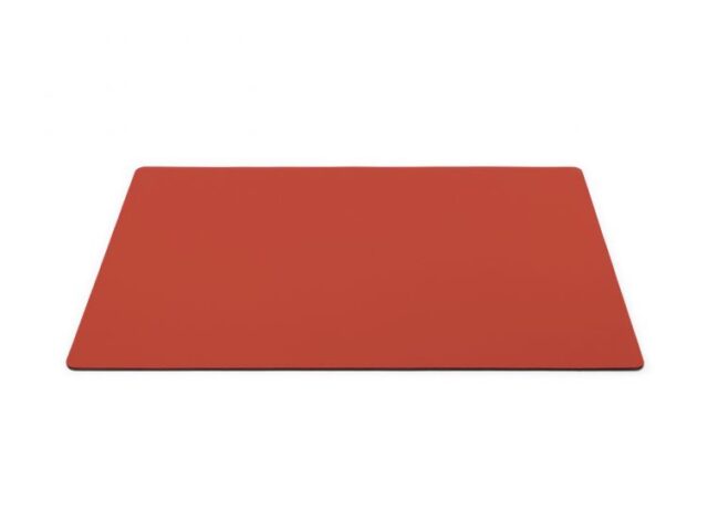 Lavoisier Maroquinier - Sous-main en cuir rouge coquelicot - 60x40 cm