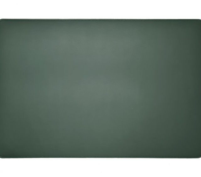 Lavoisier Maroquinier - Sous-main en cuir vert anglais - 50x34 cm