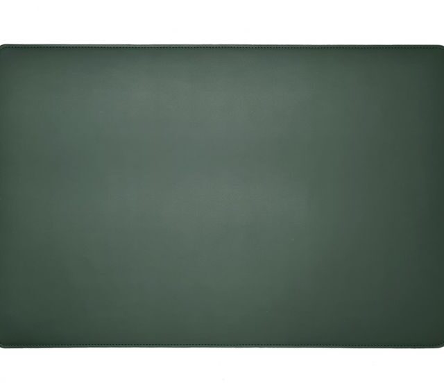 Lavoisier Maroquinier - Sous-main en cuir vert anglais - 60x40 cm