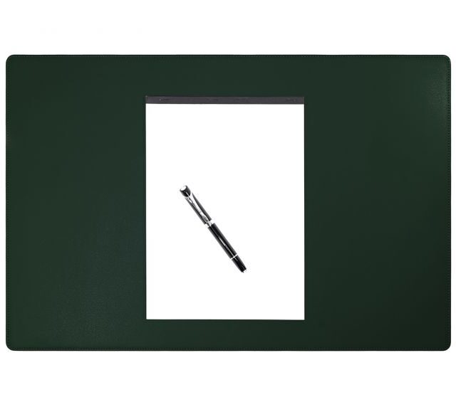 Lavoisier Maroquinier - Sous-main en cuir vert anglais - 60x40 cm