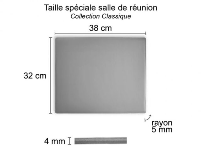 Lavoisier Maroquinier - Sous-main en cuir vert anglais - mini - 38x32 cm