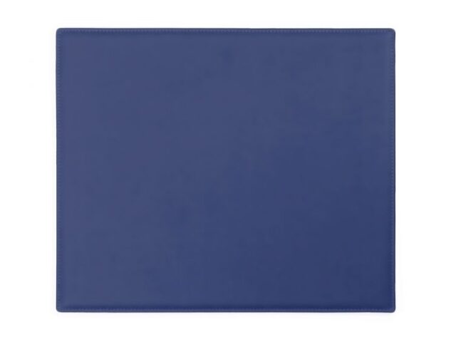 Lavoisier Maroquinier - Sous-main mini en cuir bleu cobalt "Premium" - 38x32 cm