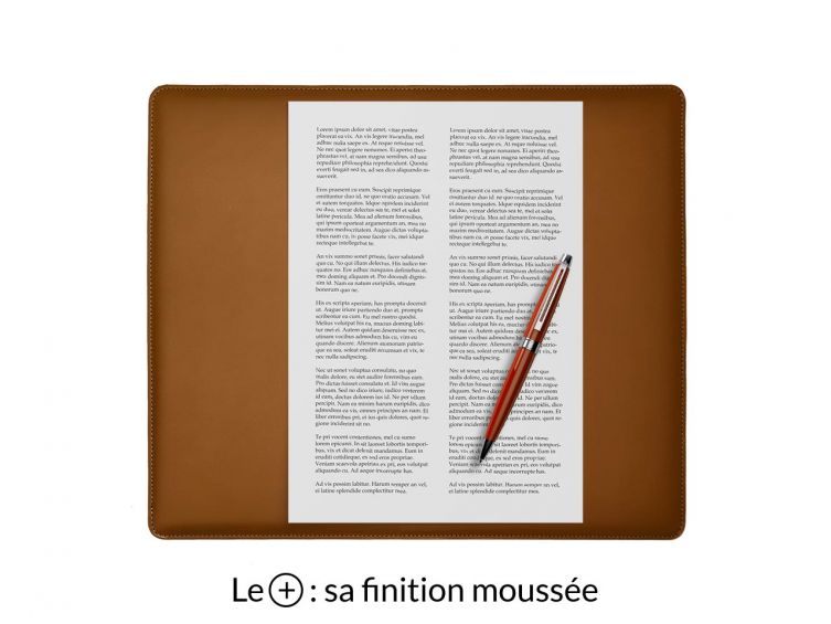 sous main mini en cuir gold premium 38x32 cm Lavoisier Maroquinier - Sous-main mini en cuir gold "Premium" - 38x32 cm