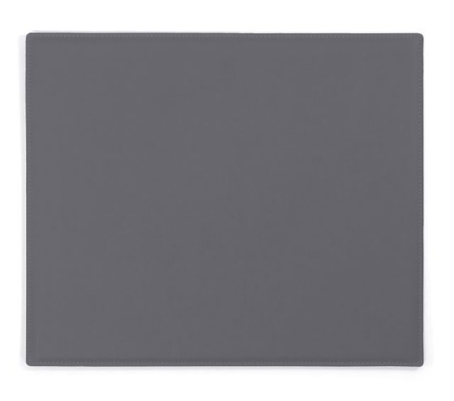 Lavoisier Maroquinier - Sous-main mini en cuir gris fer "Premium" - 38x32 cm