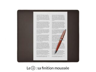 Sous-main mini en cuir marron foncé “Premium” – 38×32 cm par la marque LAVOISIER Maroquinier LAVOISIER Maroquinier - Sous-main mini en cuir marron foncé “Premium” – 38×32 cm