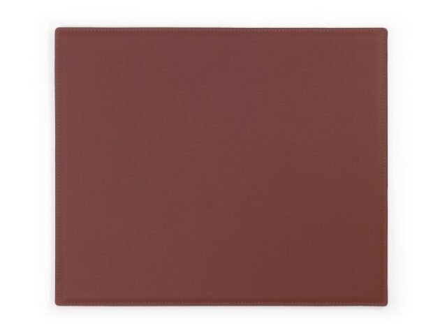 Lavoisier Maroquinier - Sous-main mini en cuir marron "Premium" - 38x32 cm