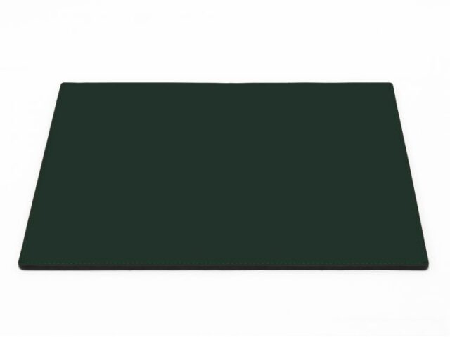 Lavoisier Maroquinier - Sous-main mini en cuir vert anglais "Premium" - 38x32 cm