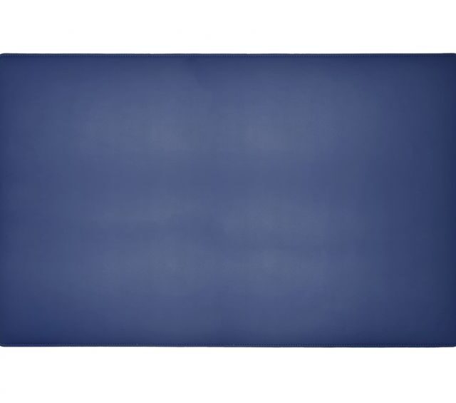 Lavoisier Maroquinier - Sous-main XL en cuir bleu cobalt - 80x50 cm