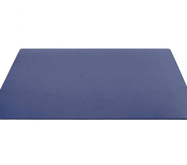 Lavoisier Maroquinier - Sous-main XL en cuir bleu cobalt - 80x50 cm
