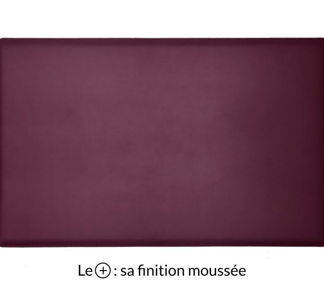 Lavoisier Maroquinier - Sous-main XL en cuir bordeaux "Premium" - 80x50 cm
