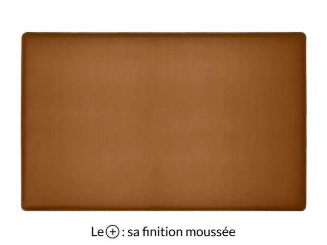 Lavoisier Maroquinier - Sous-main XL en cuir gold "Premium" - 80x50 cm