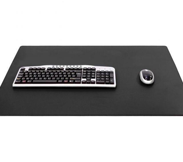 Lavoisier Maroquinier - Sous-main XL en cuir noir - 80x50 cm