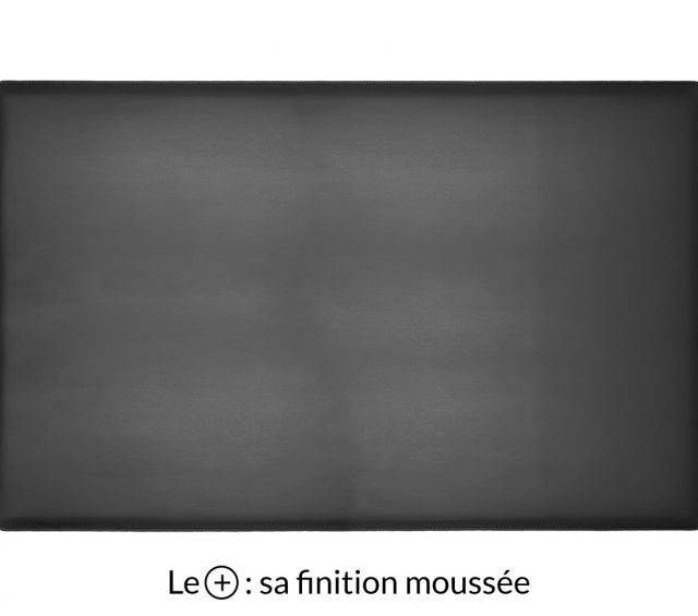 Lavoisier Maroquinier - Sous-main XL en cuir noir "Premium" - 80x50 cm