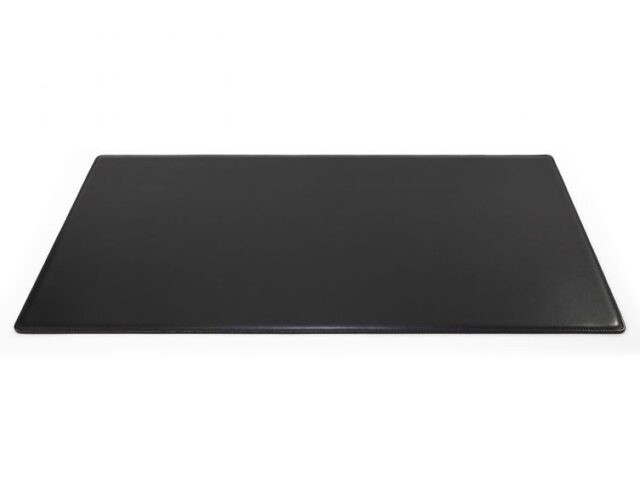 Lavoisier Maroquinier - Sous-main XL en cuir noir "Premium" - 80x50 cm