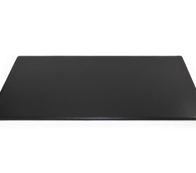 Lavoisier Maroquinier - Sous-main XL en cuir noir "Premium" - 80x50 cm