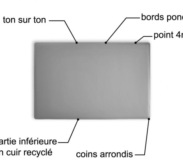 Lavoisier Maroquinier - Sous-main XL en cuir rose - 80x50 cm