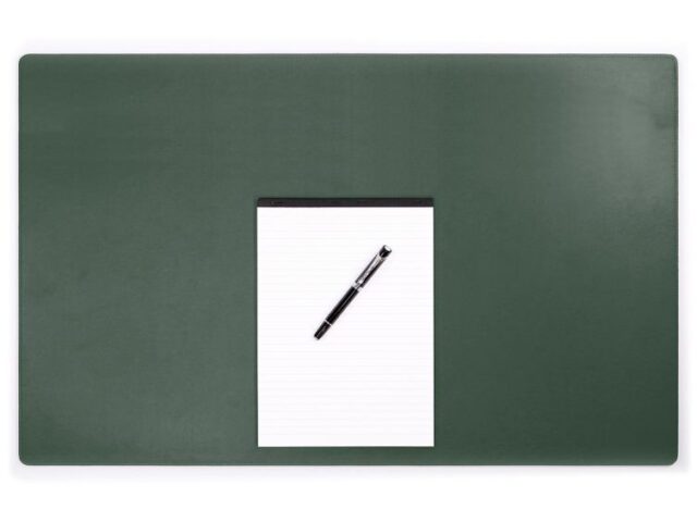 Lavoisier Maroquinier - Sous-main XL en cuir vert anglais - 80x50 cm