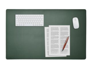 sous main xl en cuir vert anglais 80x50 cm