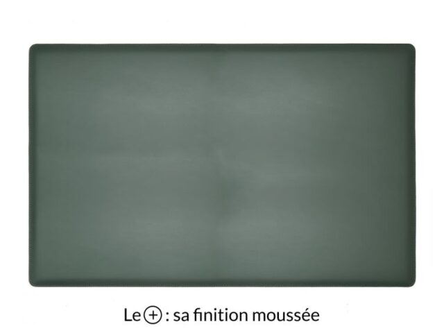 Lavoisier Maroquinier - Sous-main XL en cuir vert anglais "Premium" - 80x50 cm