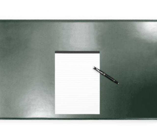 Lavoisier Maroquinier - Sous-main XL en cuir vert anglais "Premium" - 80x50 cm