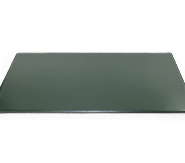 Lavoisier Maroquinier - Sous-main XL en cuir vert anglais "Premium" - 80x50 cm