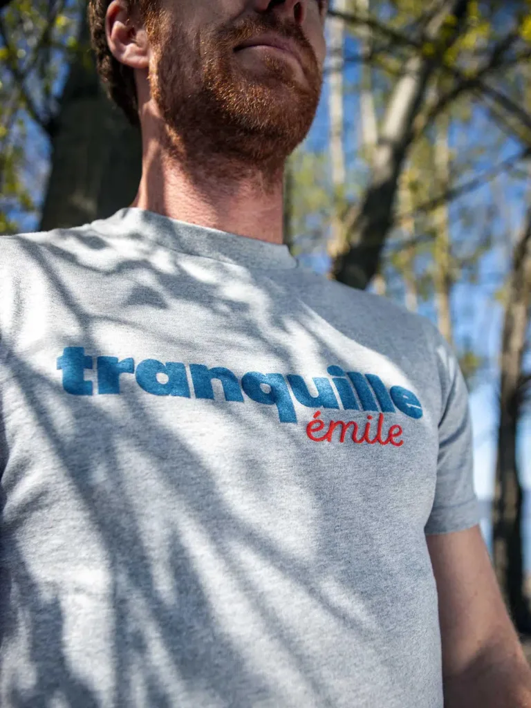 Tranquille Emile.net - Le Tranquille Emile gris – XL