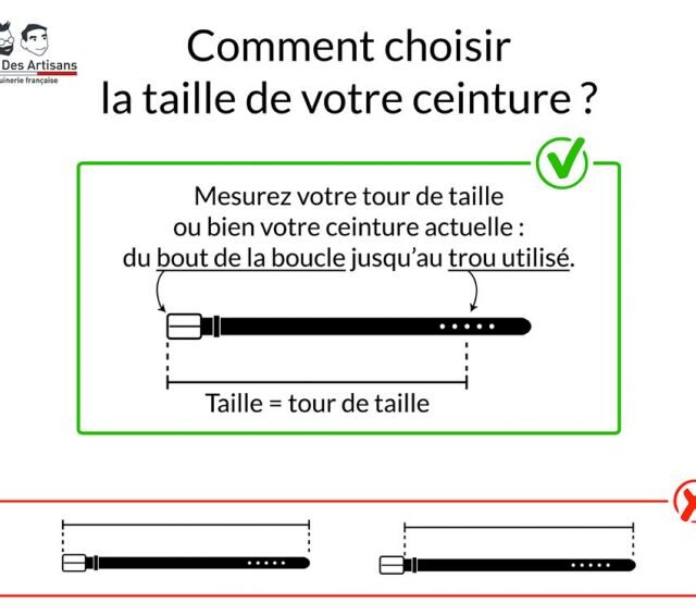 La Guêpe - Ceintures - T75cm - Ceinture sans boucle en cuir bleu marine - 40 mm - 1003