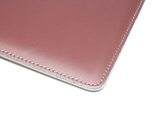 Lavoisier Maroquinier - Tapis souris cossu en cuir noir