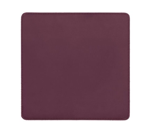 Lavoisier Maroquinier - Tapis souris en cuir bordeaux