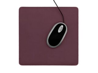 LAVOISIER Maroquinier - Tapis souris en cuir bordeaux