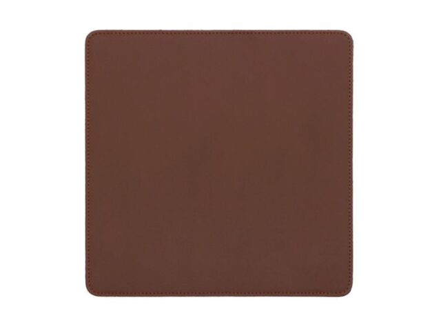 Lavoisier Maroquinier - Tapis souris en cuir marron
