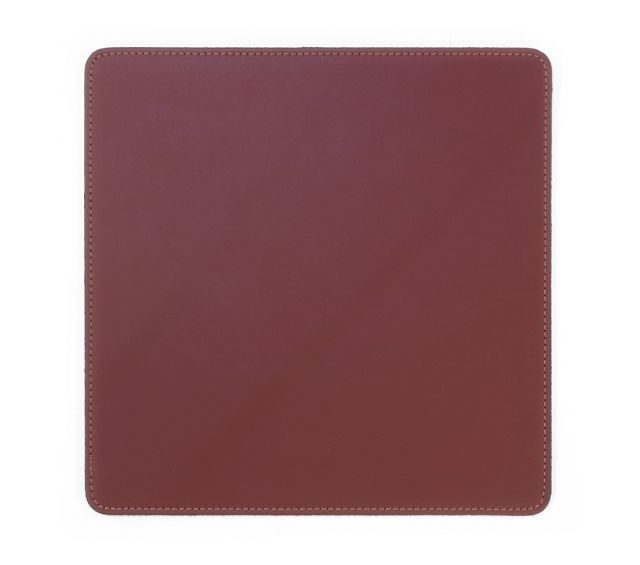 Lavoisier Maroquinier - Tapis souris en cuir marron