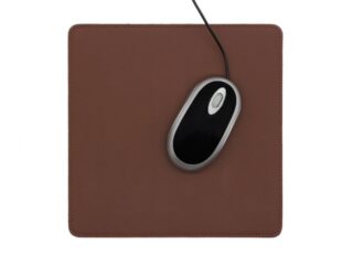 LAVOISIER Maroquinier - Tapis souris en cuir marron