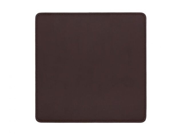 Lavoisier Maroquinier - Tapis souris en cuir marron foncé