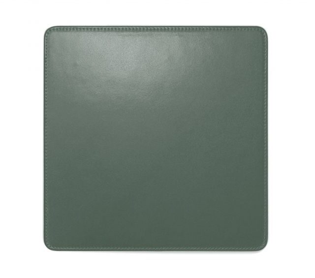 Lavoisier Maroquinier - Tapis souris en cuir vert anglais