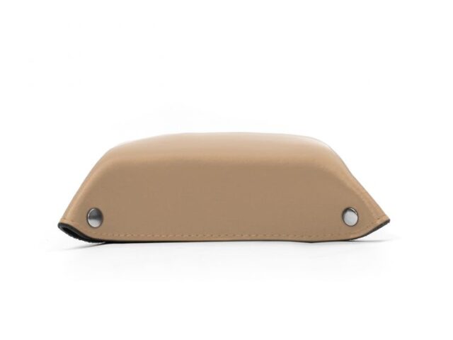 Lavoisier Maroquinier - Vide poche en cuir beige cafe latte