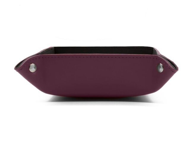 Lavoisier Maroquinier - Vide poche en cuir bordeaux