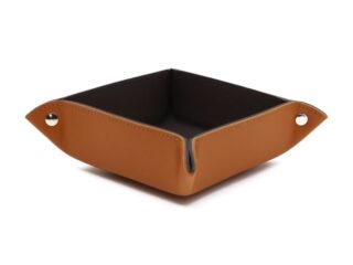 LAVOISIER Maroquinier - Vide poche en cuir gold