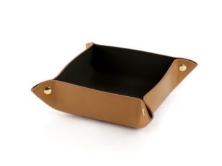 LAVOISIER Maroquinier - Vide poche en cuir luxe gold  VP900