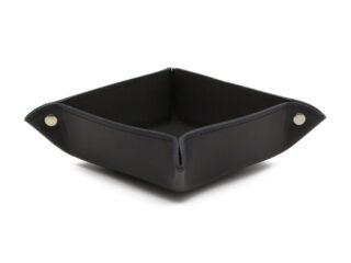 LAVOISIER Maroquinier - Vide poche en cuir noir