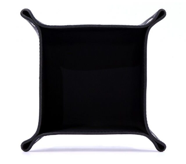 Lavoisier Maroquinier - Vide poche en cuir noir