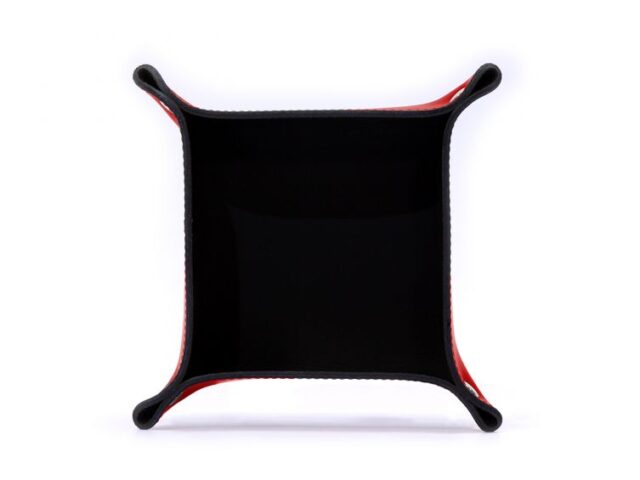 Lavoisier Maroquinier - Vide poche en cuir rouge coquelicot