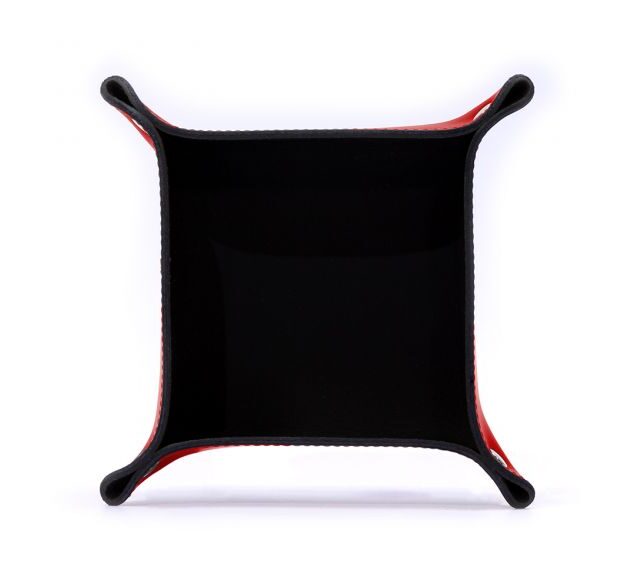 Lavoisier Maroquinier - Vide poche en cuir rouge coquelicot