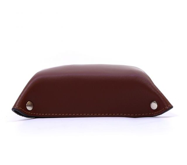 Lavoisier Maroquinier - Vide poche en cuir marron