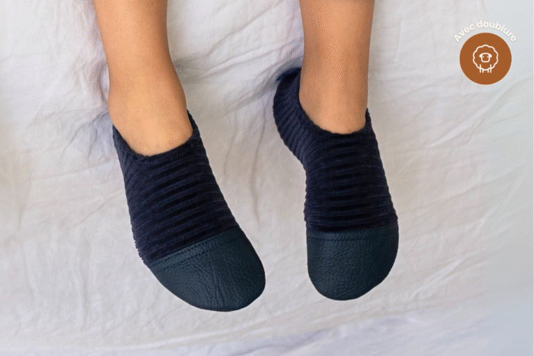 Les Pas Petits - Les Petits Velours Bleu profond