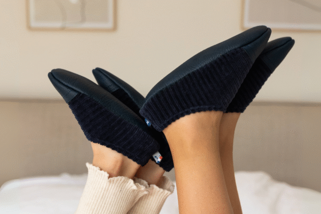 Les Pas Petits - Les Petits Velours Bleu profond