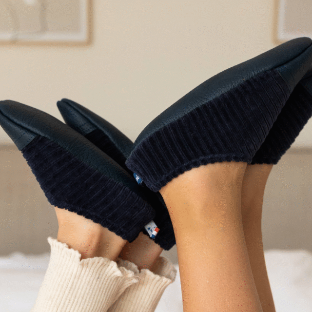 Les Pas Petits - Les Petits Velours Bleu profond