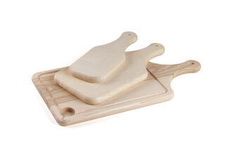 Manufacture Jacquemin - Planche à découper rustique – Lot de 3 petits modèles